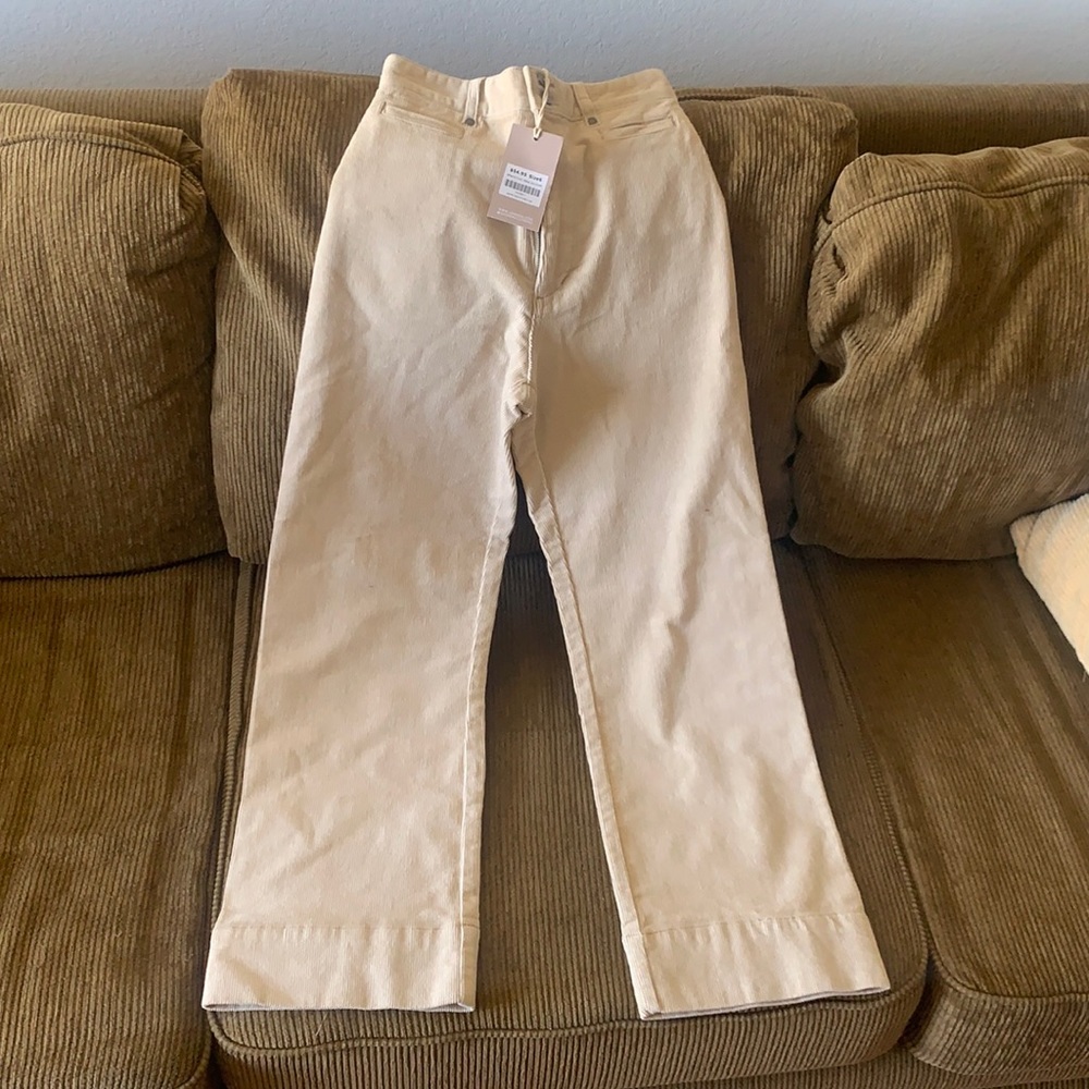 Ghanda tan corduroy pants